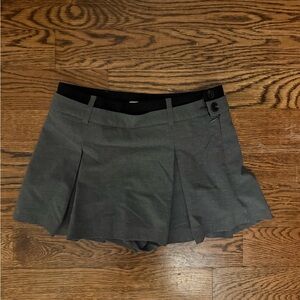 Bershka Dark Gray Women's Skorts